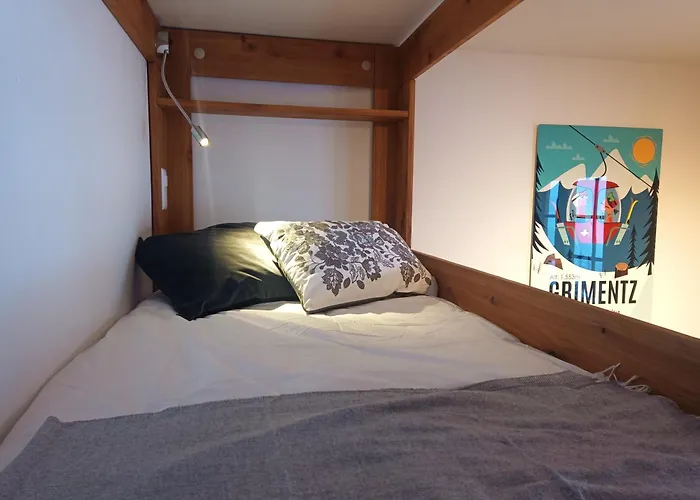 Agreable A Grimentz, Au Pied Des Pistes Apartman